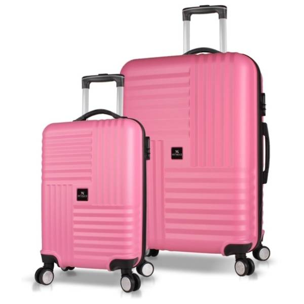 MYVALICE set kofera Zoozie Bags roze 2kom 8340