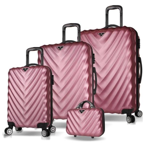 MYVALICE set kofera Zoozie Bags roze 4kom 7248