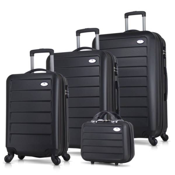 MYVALICE set kofera Zoozie Bags Ruby crni 4kom 1567