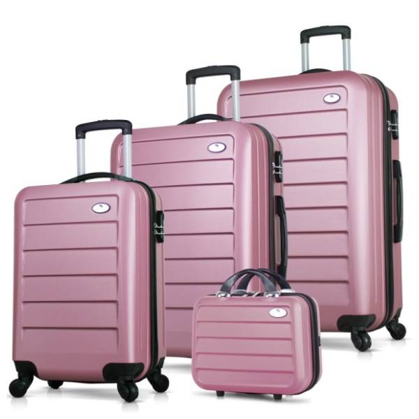MYVALICE set kofera Zoozie Bags Ruby roze 4kom 8442