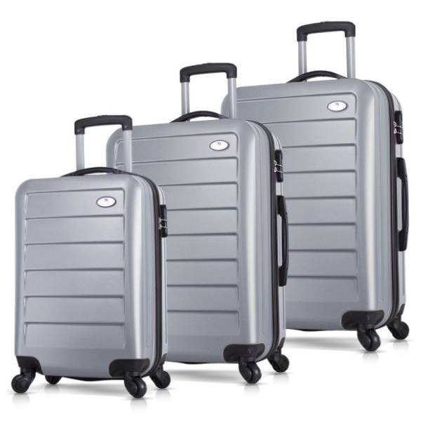 MYVALICE set kofera Zoozie Bags Ruby sivi 3kom 4766