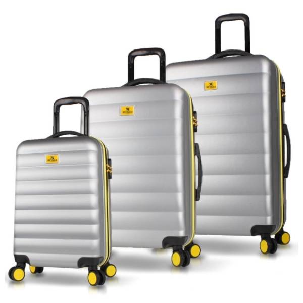 MYVALICE set kofera Zoozie Bags sivi 3kom 6407