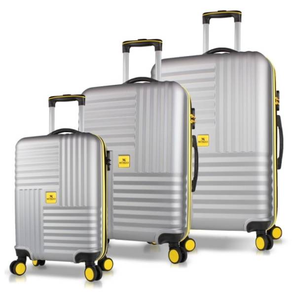 MYVALICE set kofera Zoozie Bags sivi 3kom 8098