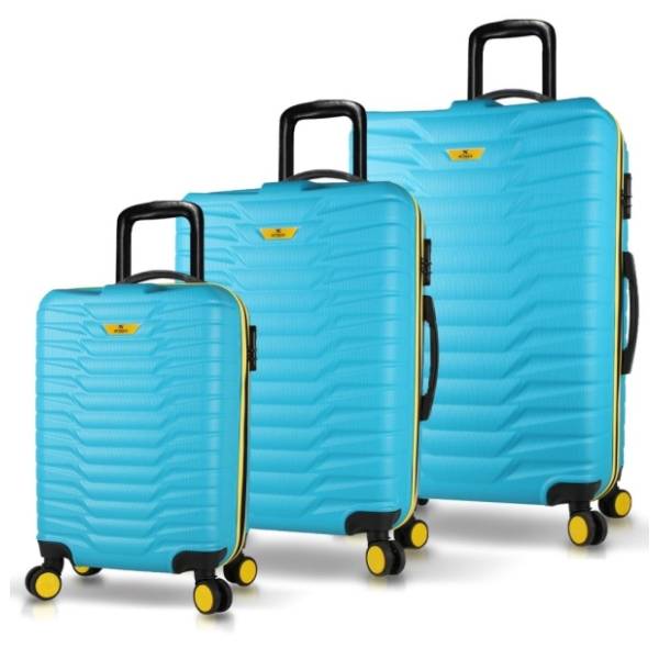 MYVALICE set kofera Zoozie Bags tirkizni 3kom 5592