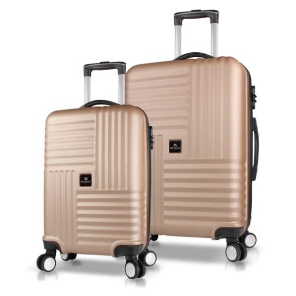 MYVALICE set kofera Zoozie Bags zlatni 2kom 8203
