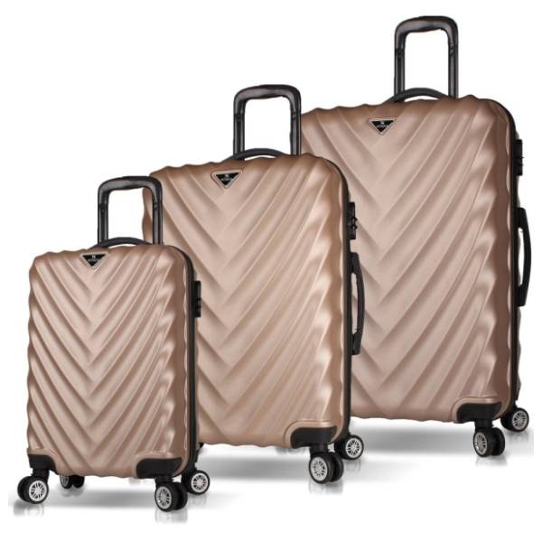 MYVALICE set kofera Zoozie Bags zlatni 3kom 6593