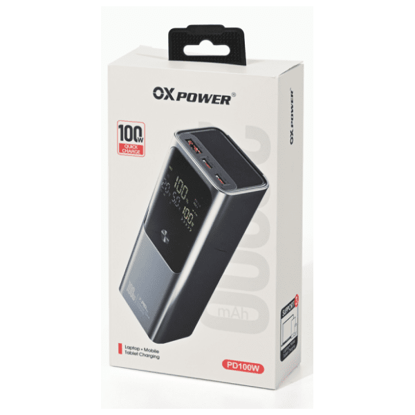 OXPOWER PD100W 20000mAh crni power bank