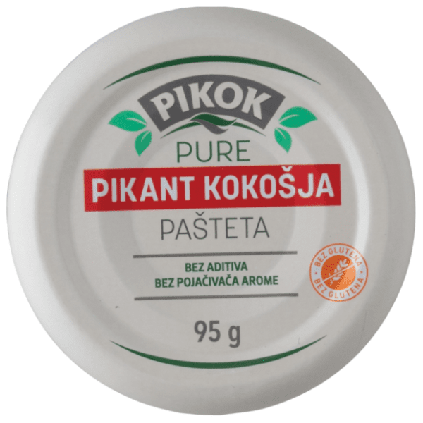 Pašteta PIKOK kokošija pikant  95g