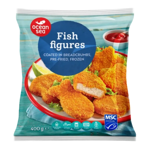 Riblje figurice OCEAN SEA u panadi 400g