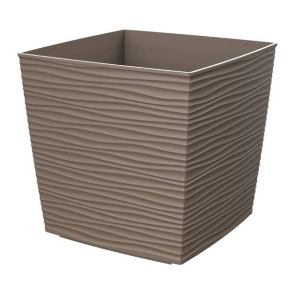 Saksija GARDINO Finesa 20x20x17,3cm krem