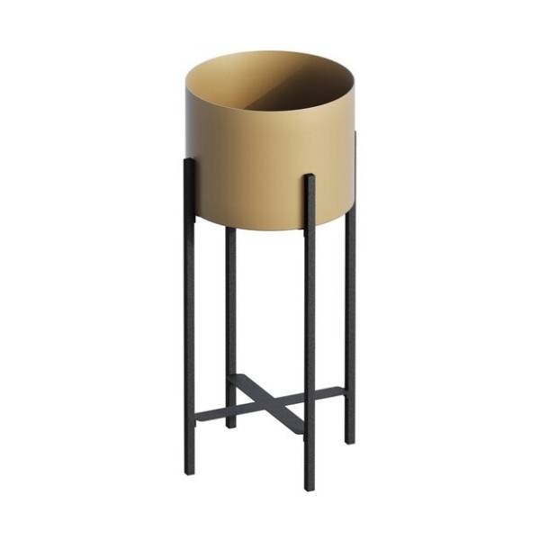 Saksija WALLXPERT Decorative pot 23x48cm zlatna