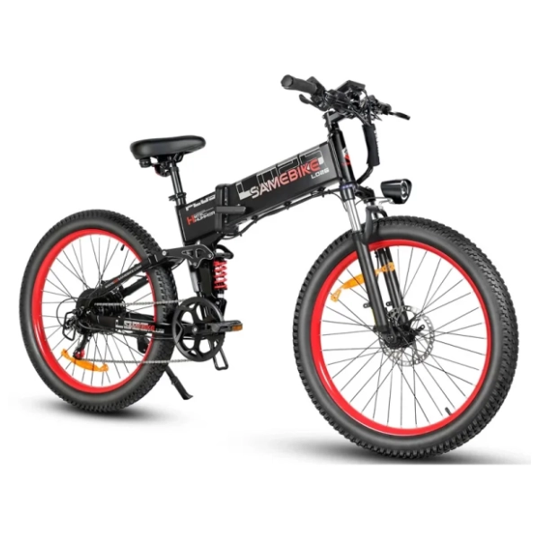 SAMEBIKE LO26-PLUS crni električni bicikl