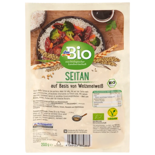 Seitan DM BIO na bazi proteina pšenice 200g