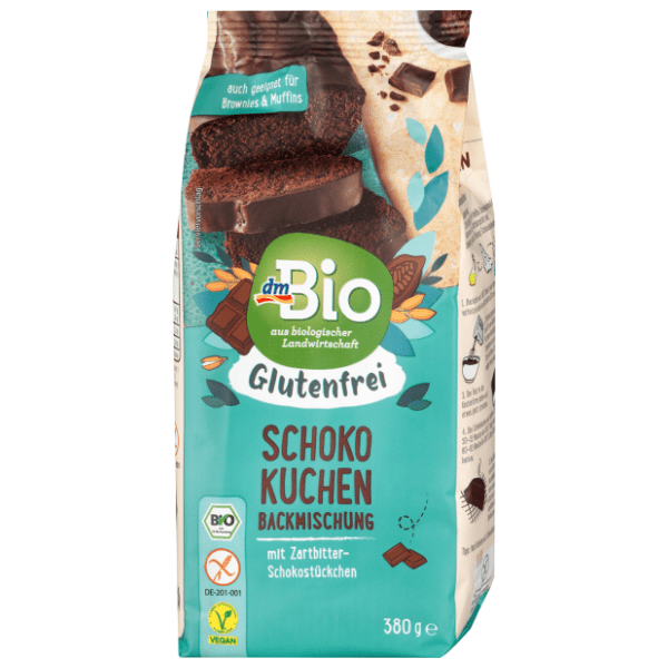 Smeša za  čokoladni kolač DM BIO bez glutena 380g