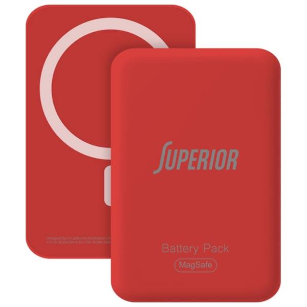 SUPERIOR MagSafe 5000mAh crveni power bank