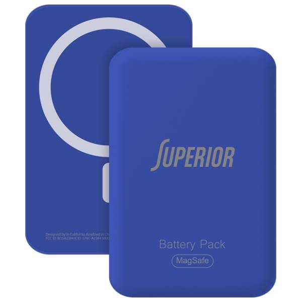 SUPERIOR MagSafe 5000mAh plavi power bank