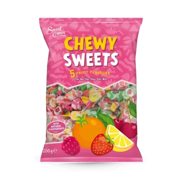 Voćne karamele SWEET CORNER chewy sweets 400g