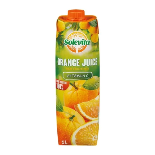 Voćni sok SOLEVITA narandža 100% 1l