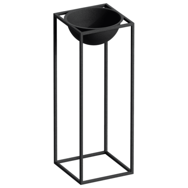 Saksija WALLXPERT Decorative pot 22x60cm crna