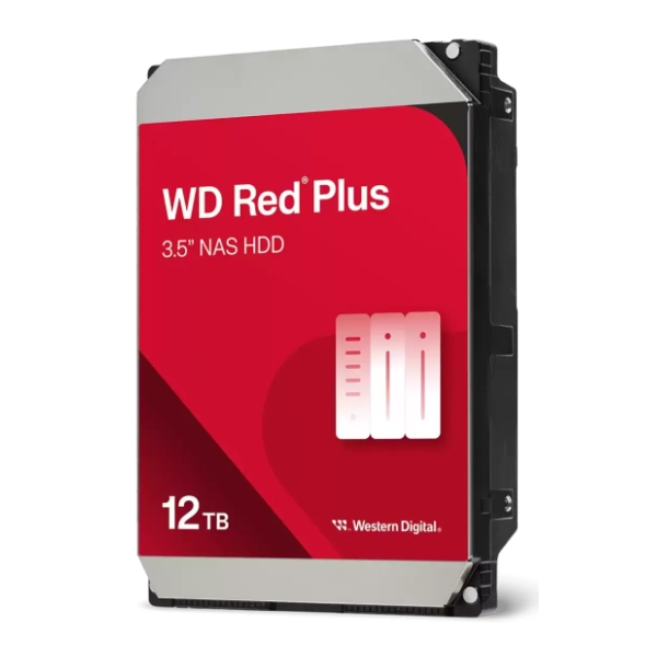 WESTERN DIGITAL hard disk 12TB WD120EFGX Red Plus NAS