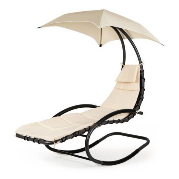 Baštenska ležaljka sa tendom MODERNHOME Hammock bež