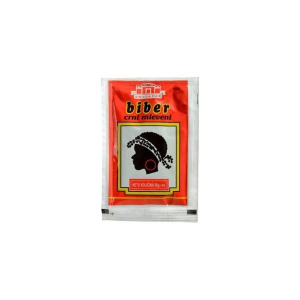 Biber UNIJAPAK crni mleveni 50g