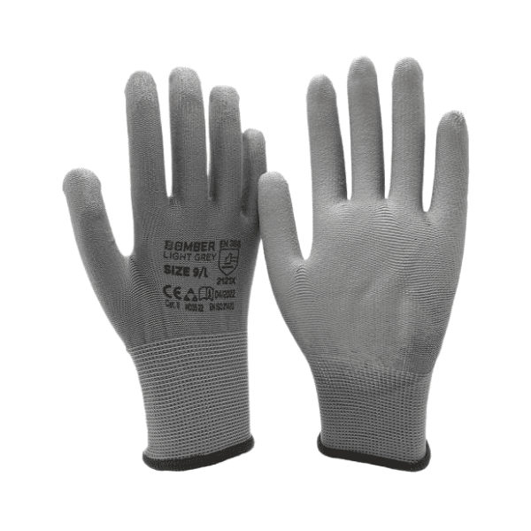 BOMBER baštenske rukavice light grey 10