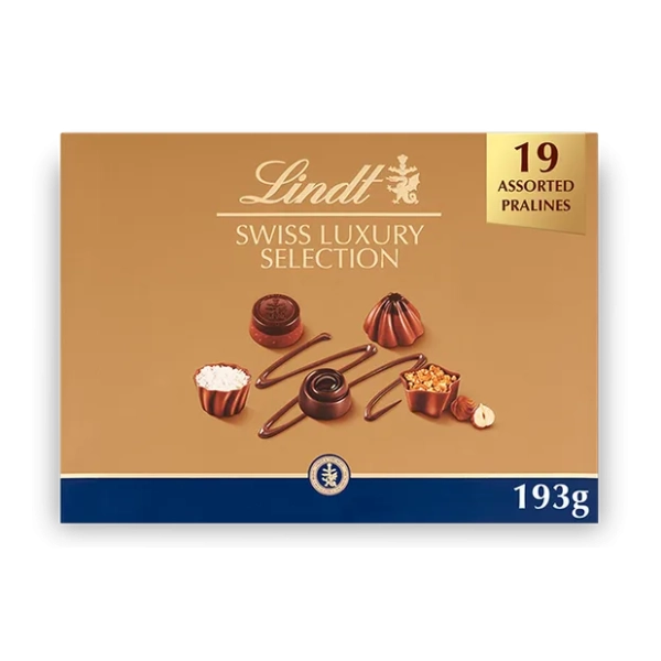 Bombonjere LINDT swiss luxury selection 193g