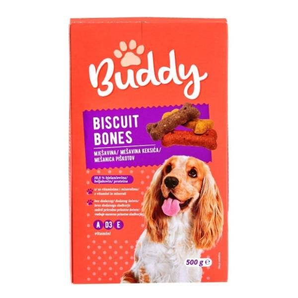BUDDY poslastica za pse kosti 500g