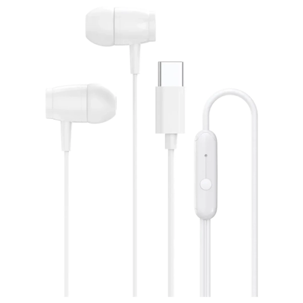 CANYON slušalice SEP-5 TYPE-C bele