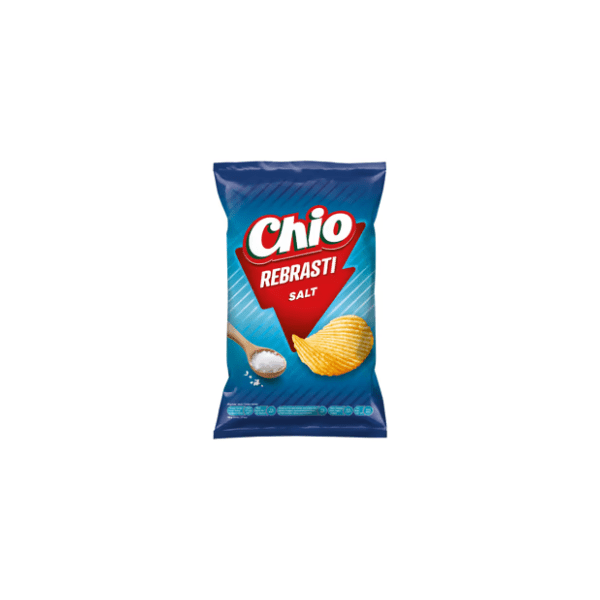 Čips CHIO rebrasti slani 80g