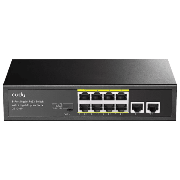 CUDY GS1010P 8-port switch