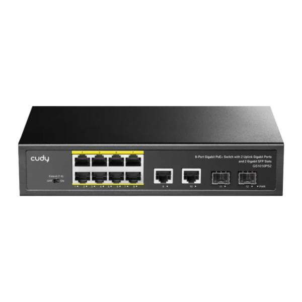 CUDY GS1010PS2 8-port switch