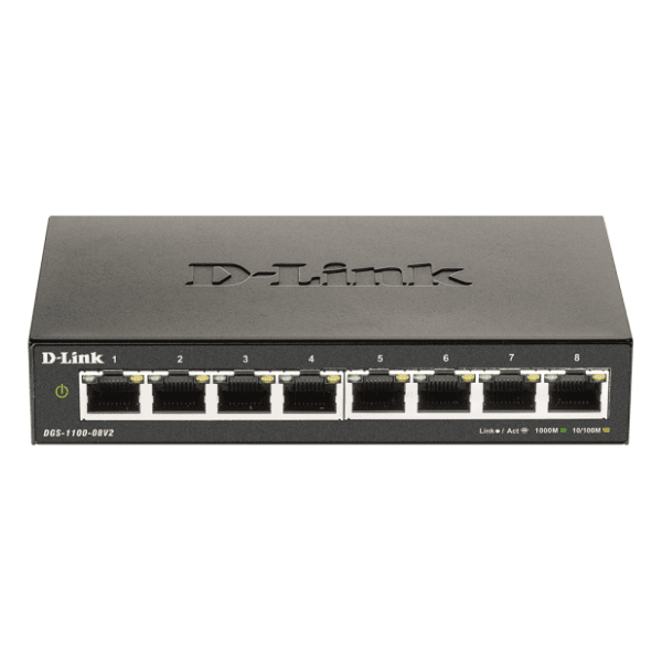 D-LINK DGS-1100-08V2 8-port switch