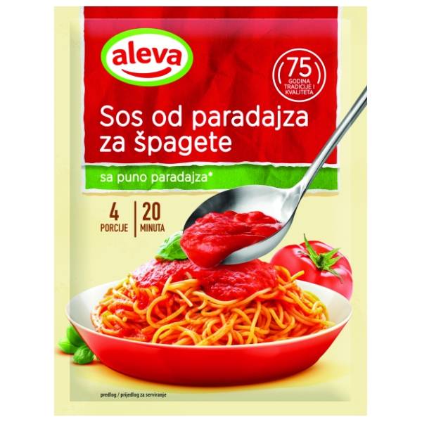 Dodatak ALEVA sos za špagete 85g
