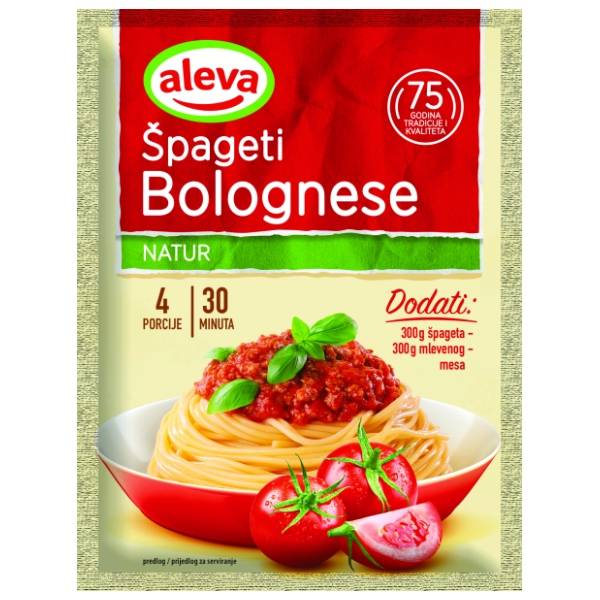 Dodatak ALEVA za špagete Bolognese 59g