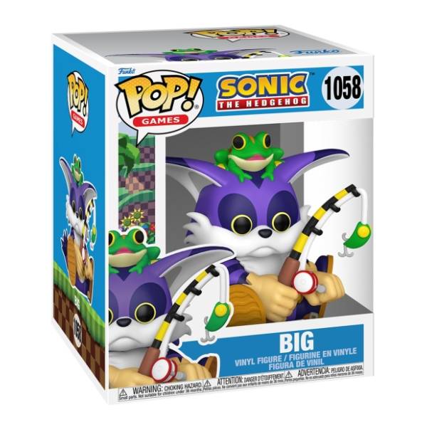 Figura Big The Cat with Froggy Super Sonic FUNKO