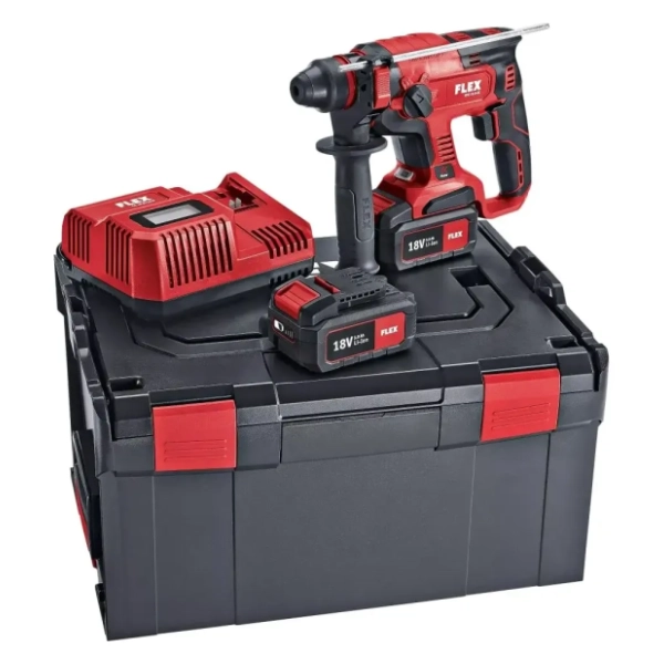 FLEX CHE18-EC5.0 SET aku elektro pneumatski čekić