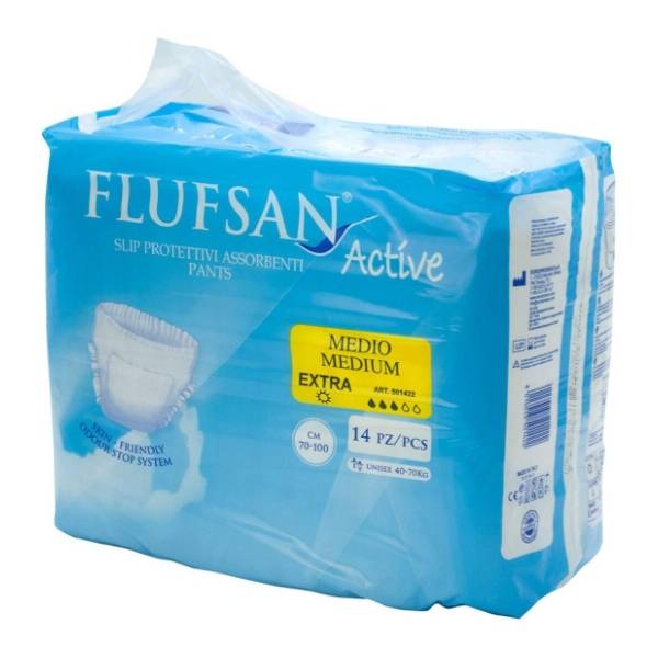 FLUFSAN active pelene gaćice za odrasle M 14kom