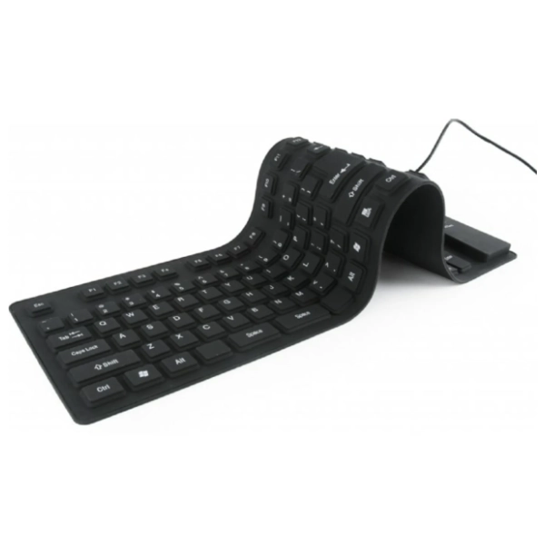 GEMBIRD fleksibilna tastatura KB-109F-B