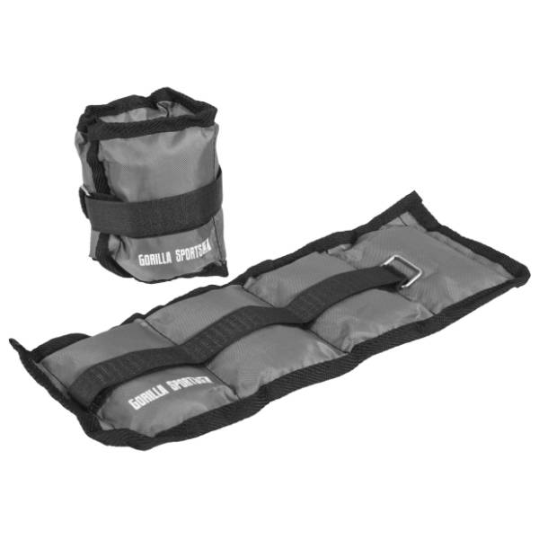 GORILLA SPORTS sivi tegovi za zglobove 2 x 1 kg