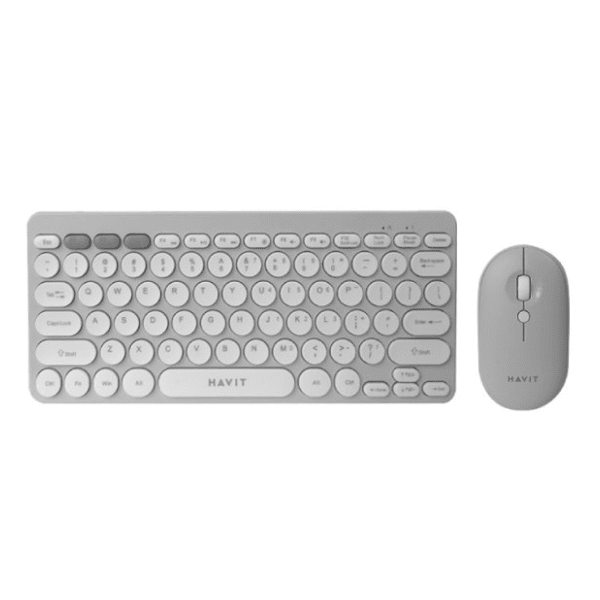 HAVIT set bežični miš i tastatura KB279GCM beli