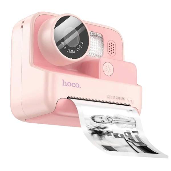 HOCO DV200 Pink kids instant fotoaparat