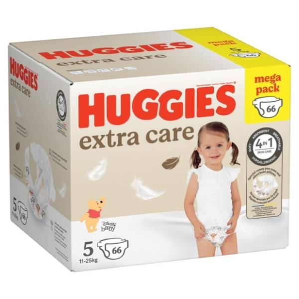 HUGGIES pelene extra care 5 66kom