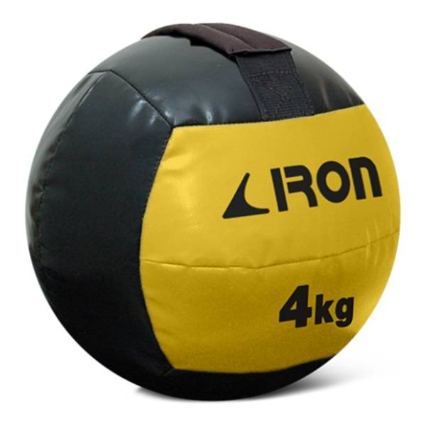 IRON SPORT 4kg Wall Ball lopta za bacanje sa ručkama