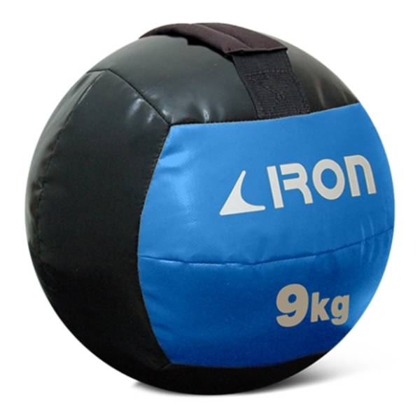 IRON SPORT 9kg Wall Ball lopta za bacanje sa ručkama