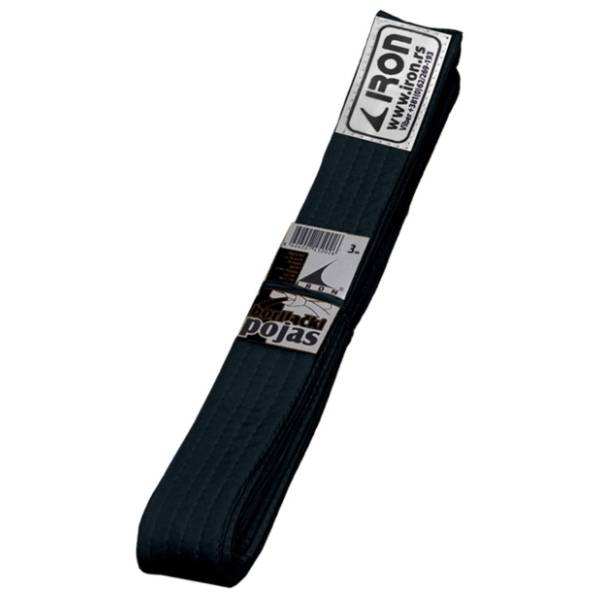 IRON SPORT crni pojas za borilačke sportove 3m