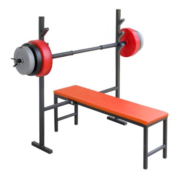 IRON SPORT Leon 105cm benč klupa i set tegova 37kg