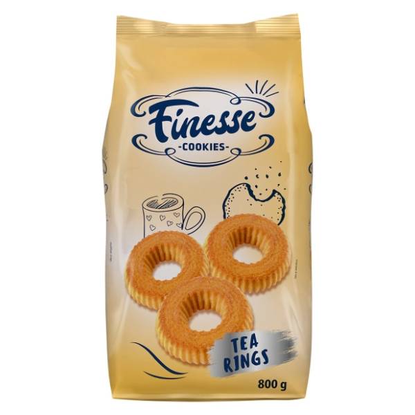 Keks FINESSE Čajni kolutići 800g