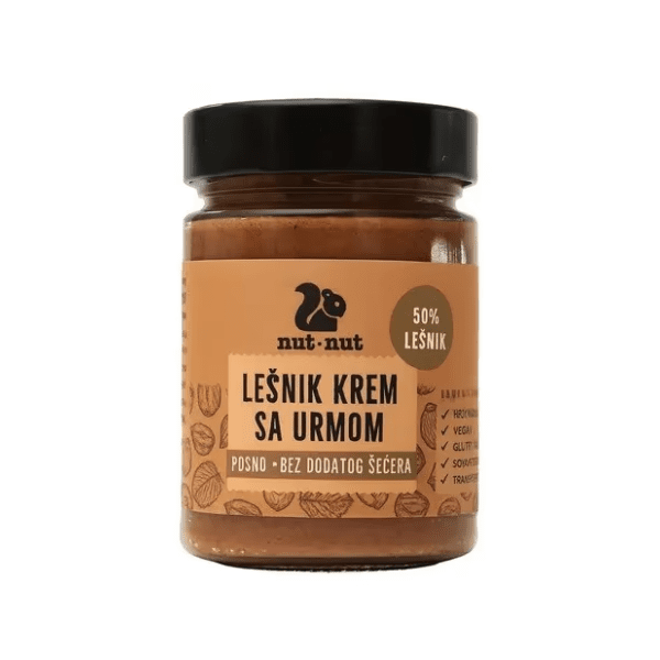 Krem NUT NUT vegan lešnik sa urmom 300g